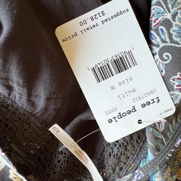 NWT Free People Multicolor Bohemian Dress - Picture 7 of 8